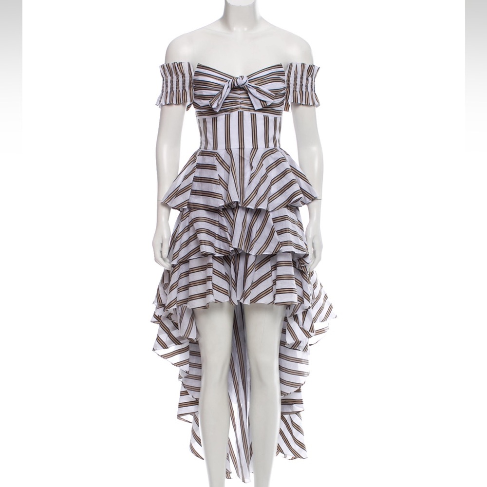 Caroline Constas Artemis Bustier Dress XS
